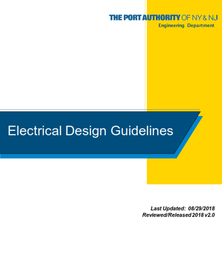 Electrical Design Guidelines The Port of NY and NJ 2018 Edition